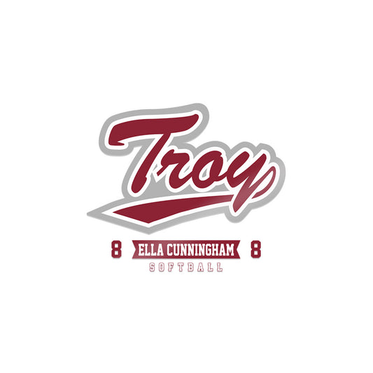 Troy - NCAA Softball : Ella Cunningham - Sticker-0