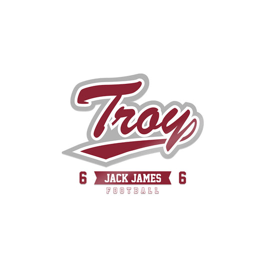 Troy - NCAA Football : Jack James - Sticker-0
