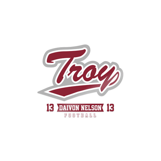 Troy - NCAA Football : Daivon Nelson - Sticker-0