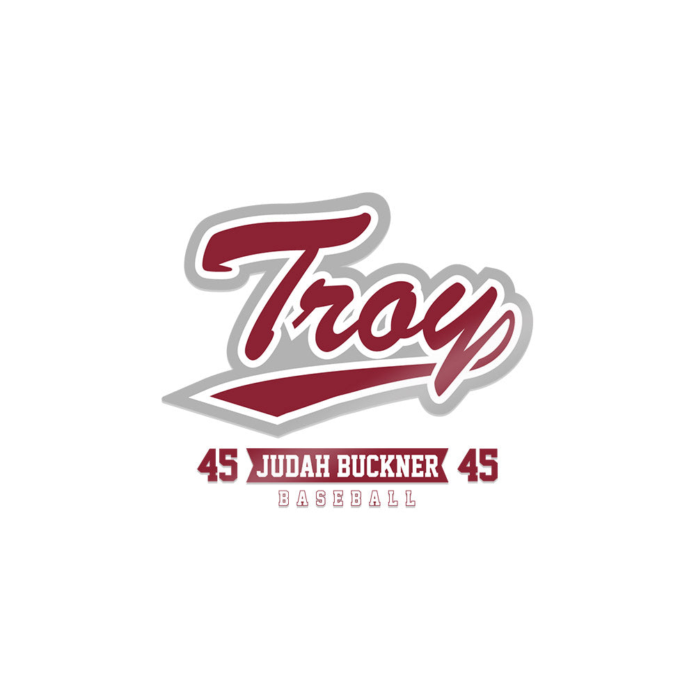 Troy - NCAA Baseball : Judah Buckner - Sticker-0