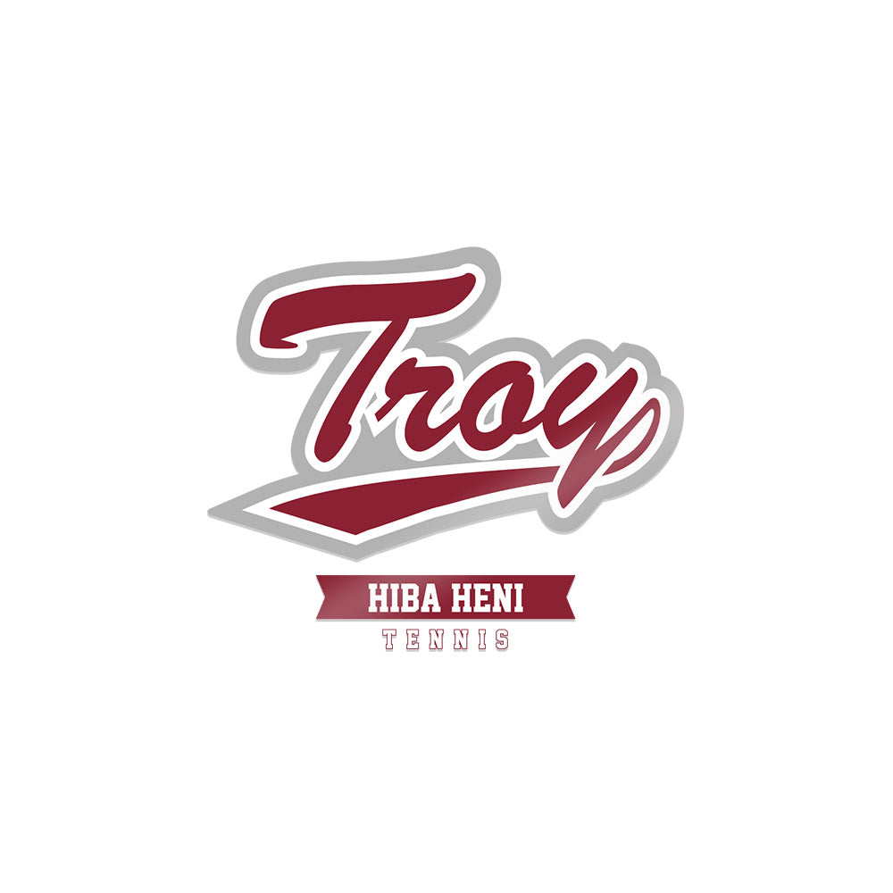 Troy - NCAA Women's Tennis : Hiba Heni - Sticker-0