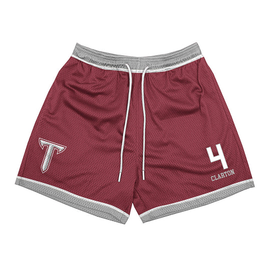 Troy - NCAA Men's Basketball : Emmanuel Clarton - Shorts-0