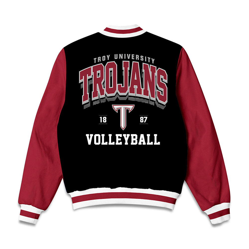 Troy - NCAA Women's Volleyball : Sophie Ocampo - Bomber Jacket-1