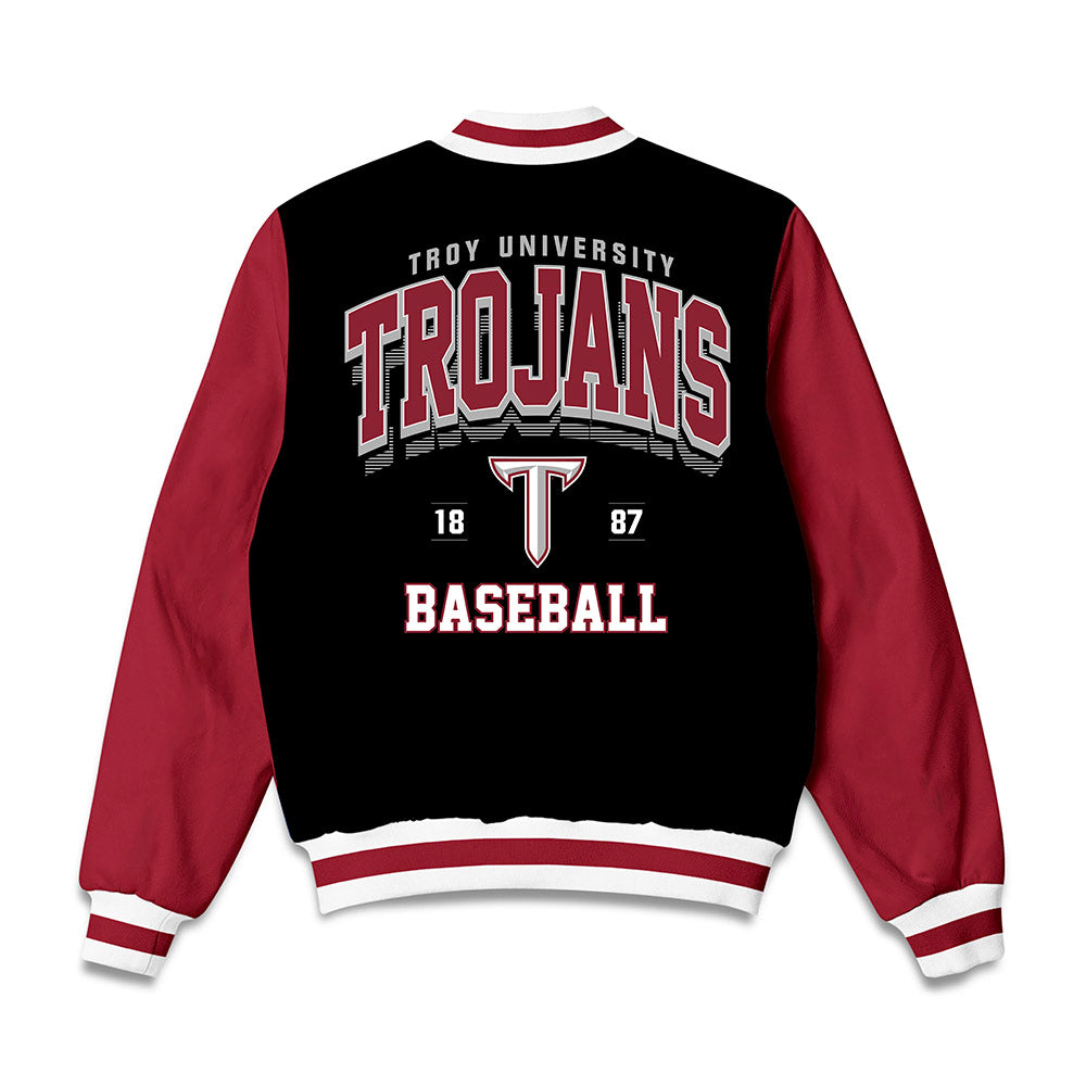 Troy - NCAA Baseball : Nolan Book - Bomber Jacket-1