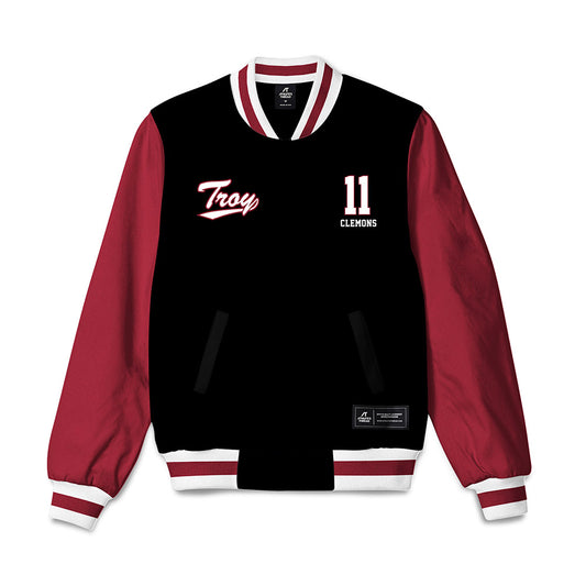Troy - NCAA Football : Ty Clemons - Bomber Jacket-0