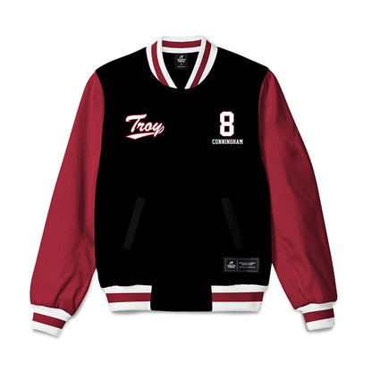 Troy - NCAA Softball : Ella Cunningham - Bomber Jacket-0