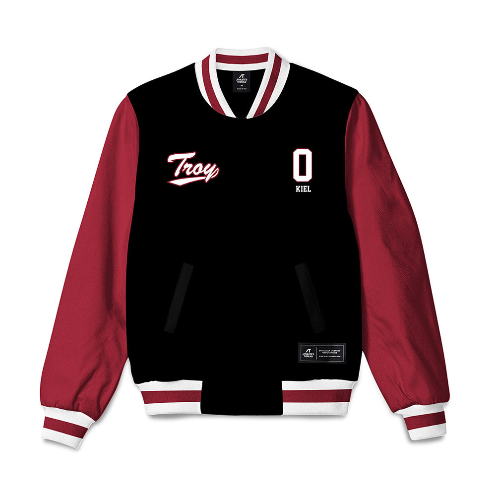 Troy - NCAA Men's Basketball : Kerrington Kiel - Bomber Jacket