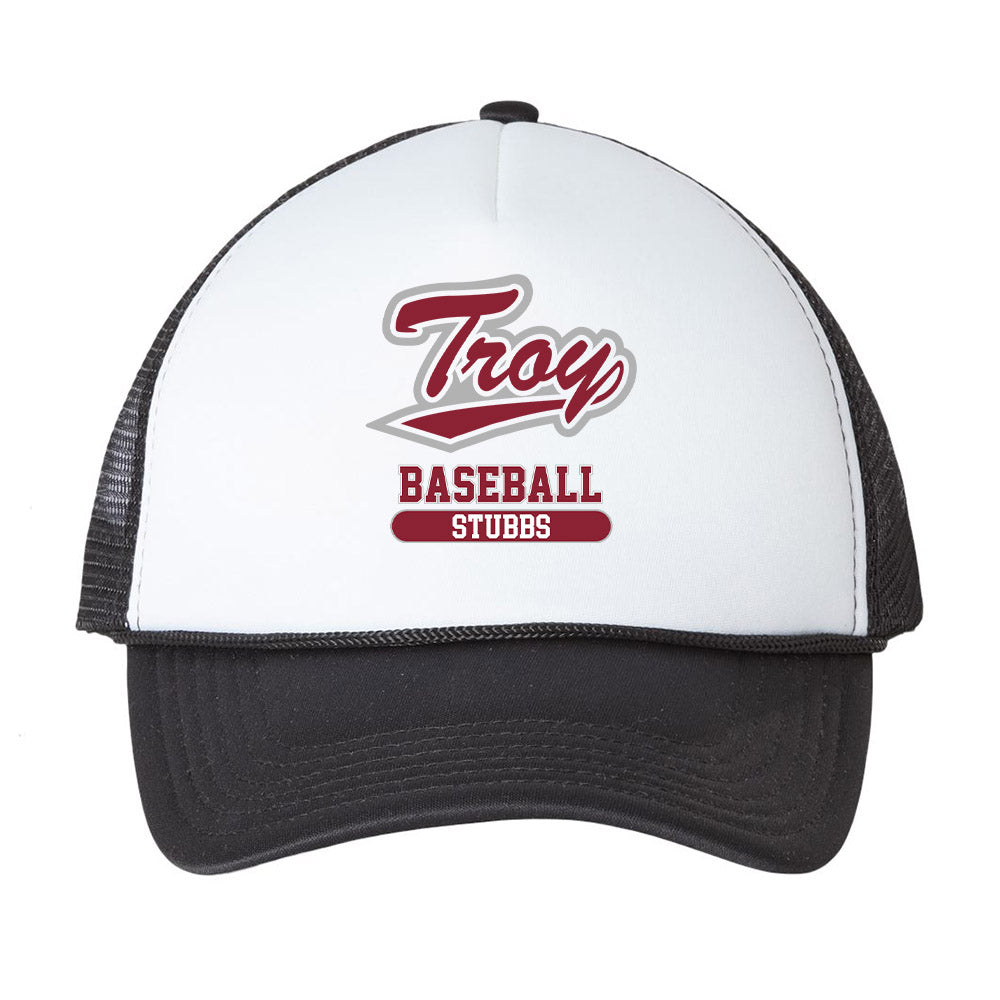 Troy - NCAA Baseball : Benjamin Stubbs - Trucker Hat-0