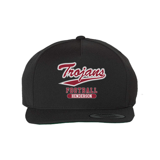 Troy - NCAA Football : Kavion Henderson - Snapback Hat-0