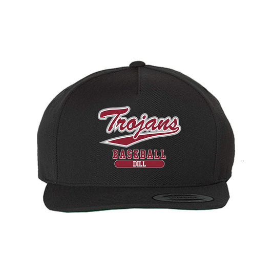 Troy - NCAA Baseball : Matthew Dill - Snapback Hat-0