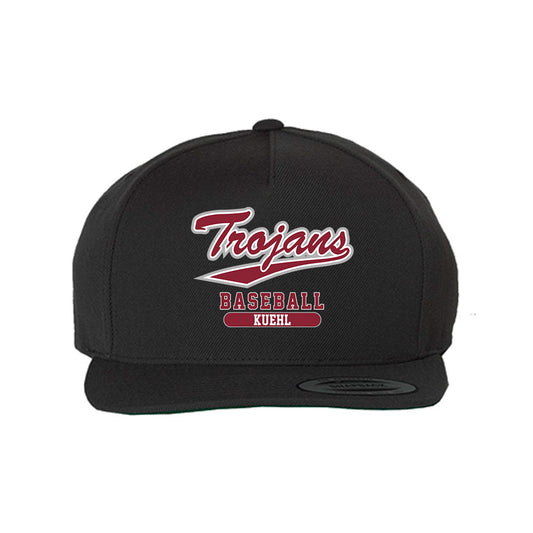 Troy - NCAA Baseball : Dillon Kuehl - Snapback Hat-0
