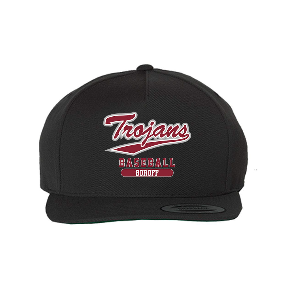 Troy - NCAA Baseball : Jabe Boroff - Snapback Hat-0