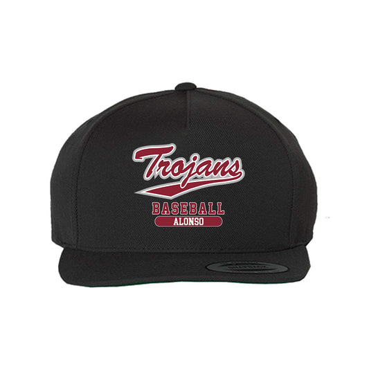 Troy - NCAA Baseball : Dylan Alonso - Snapback Hat-0