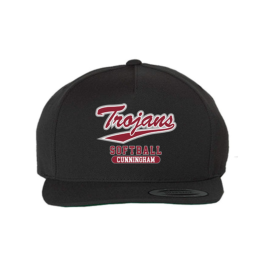 Troy - NCAA Softball : Ella Cunningham - Snapback Hat-0