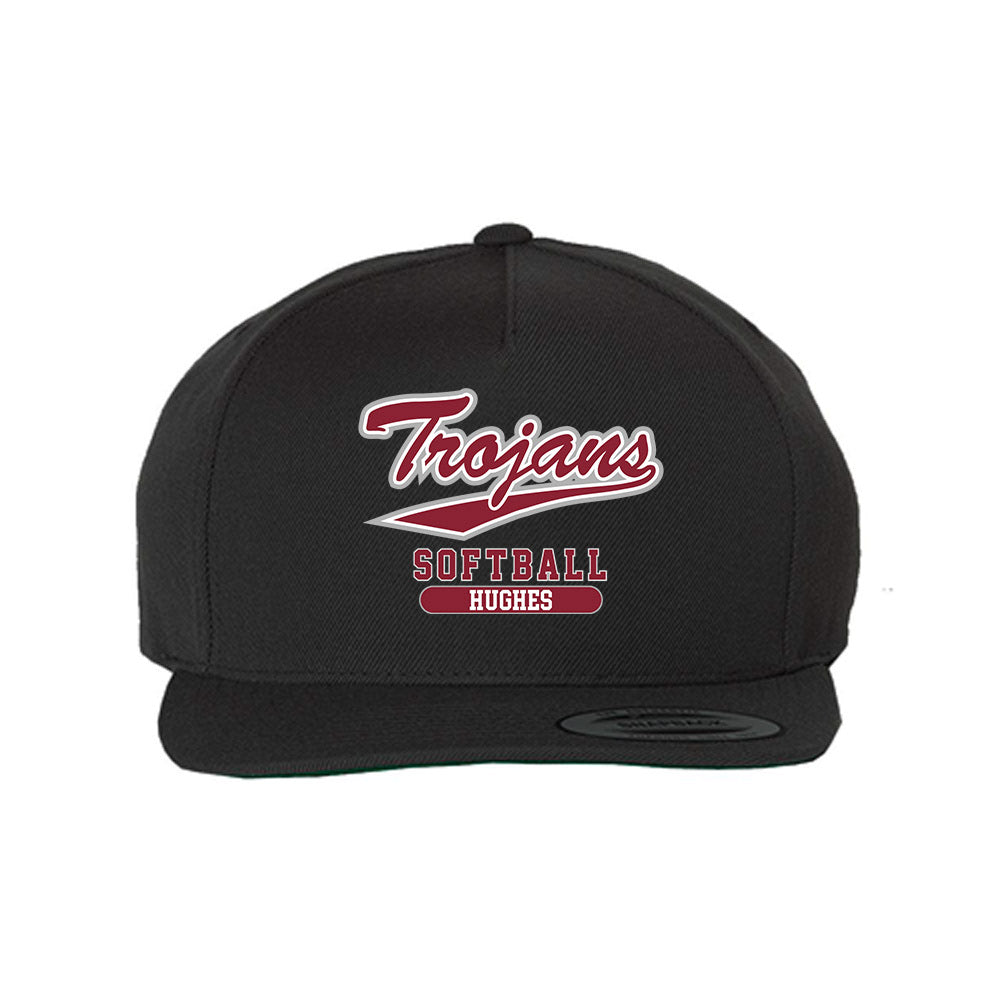 Troy - NCAA Softball : Bre Hughes - Snapback Hat-0