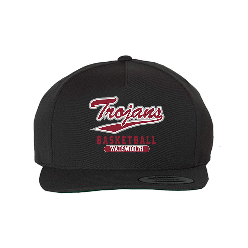 Troy - NCAA Men's Basketball : Tucker Wadsworth - Snapback Hat-0