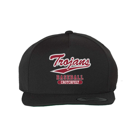 Troy - NCAA Baseball : Zach Crotchfelt - Snapback Hat-0