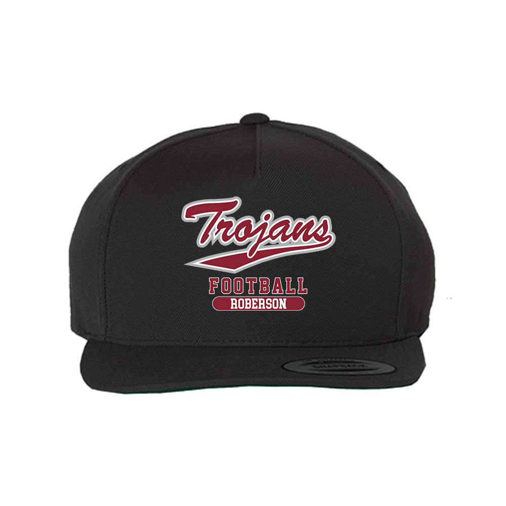 Troy - NCAA Football : Timothy Roberson - Snapback Hat-0