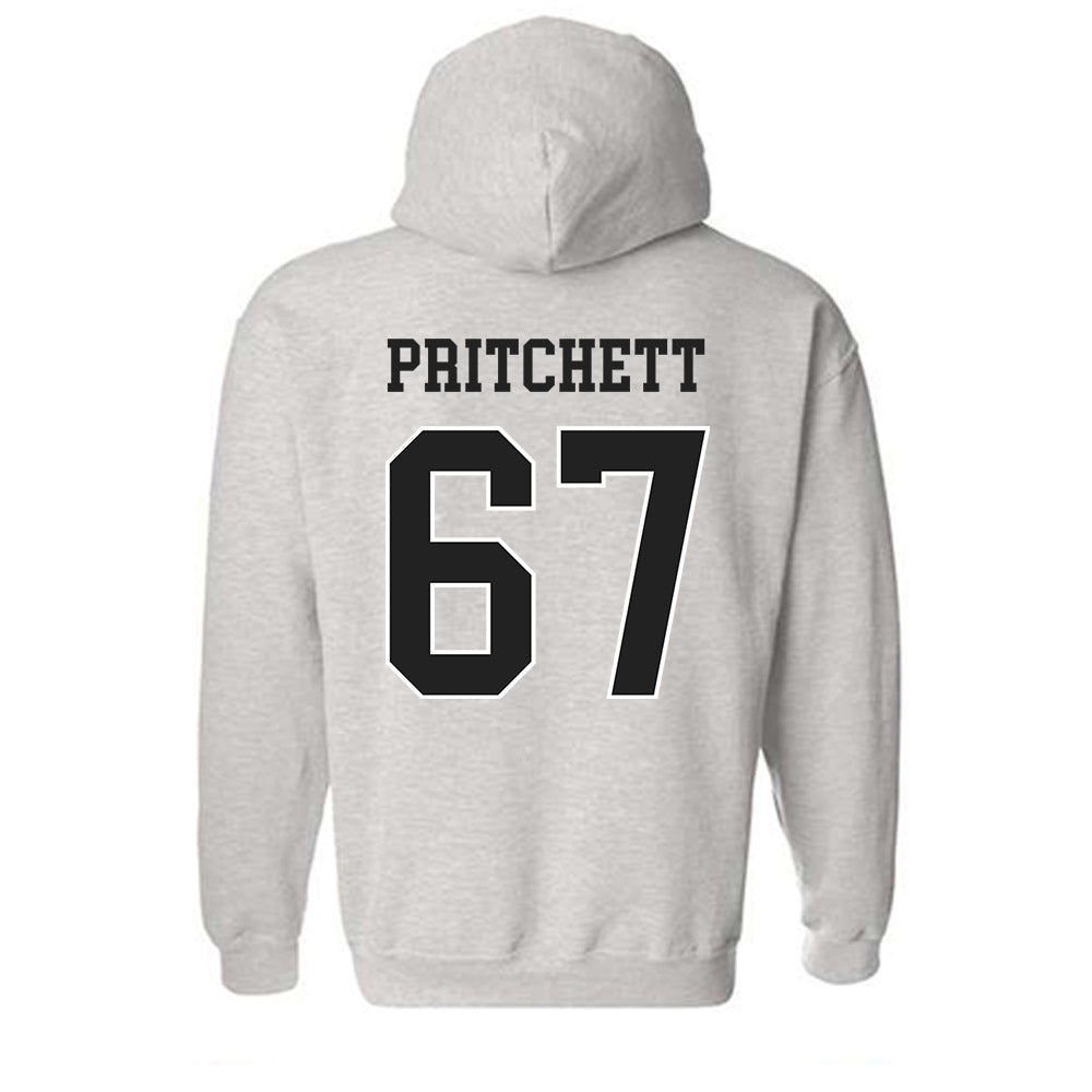 Troy - NCAA Football : Trinton Pritchett - Classic Shersey Hooded Sweatshirt-1
