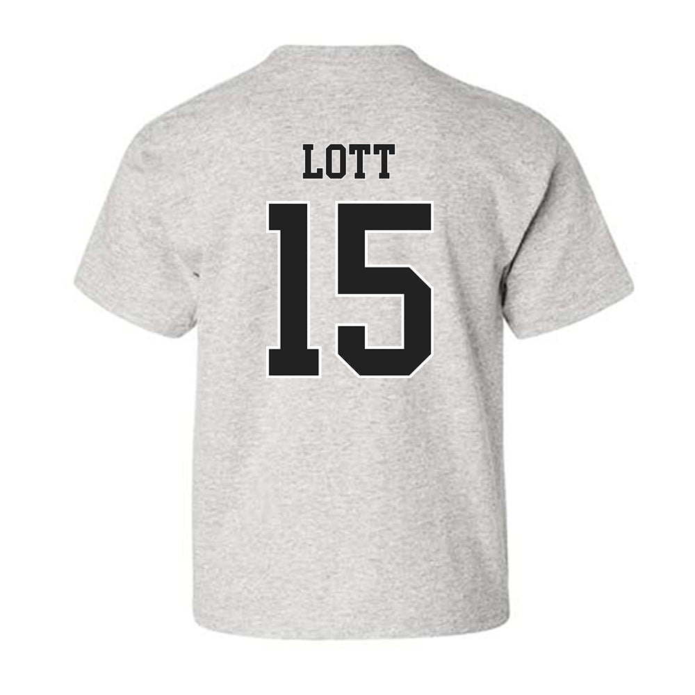 Troy - NCAA Football : TJ Lott - Classic Shersey Youth T-Shirt-1