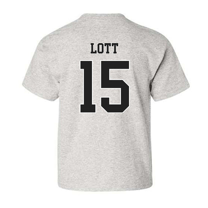 Troy - NCAA Football : TJ Lott - Classic Shersey Youth T-Shirt-1