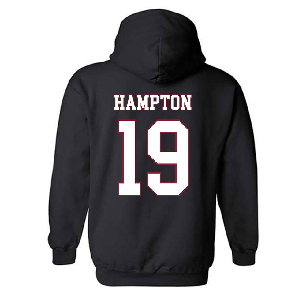 Troy - NCAA Football : Nick Hampton - Classic Shersey Hooded Sweatshirt-1