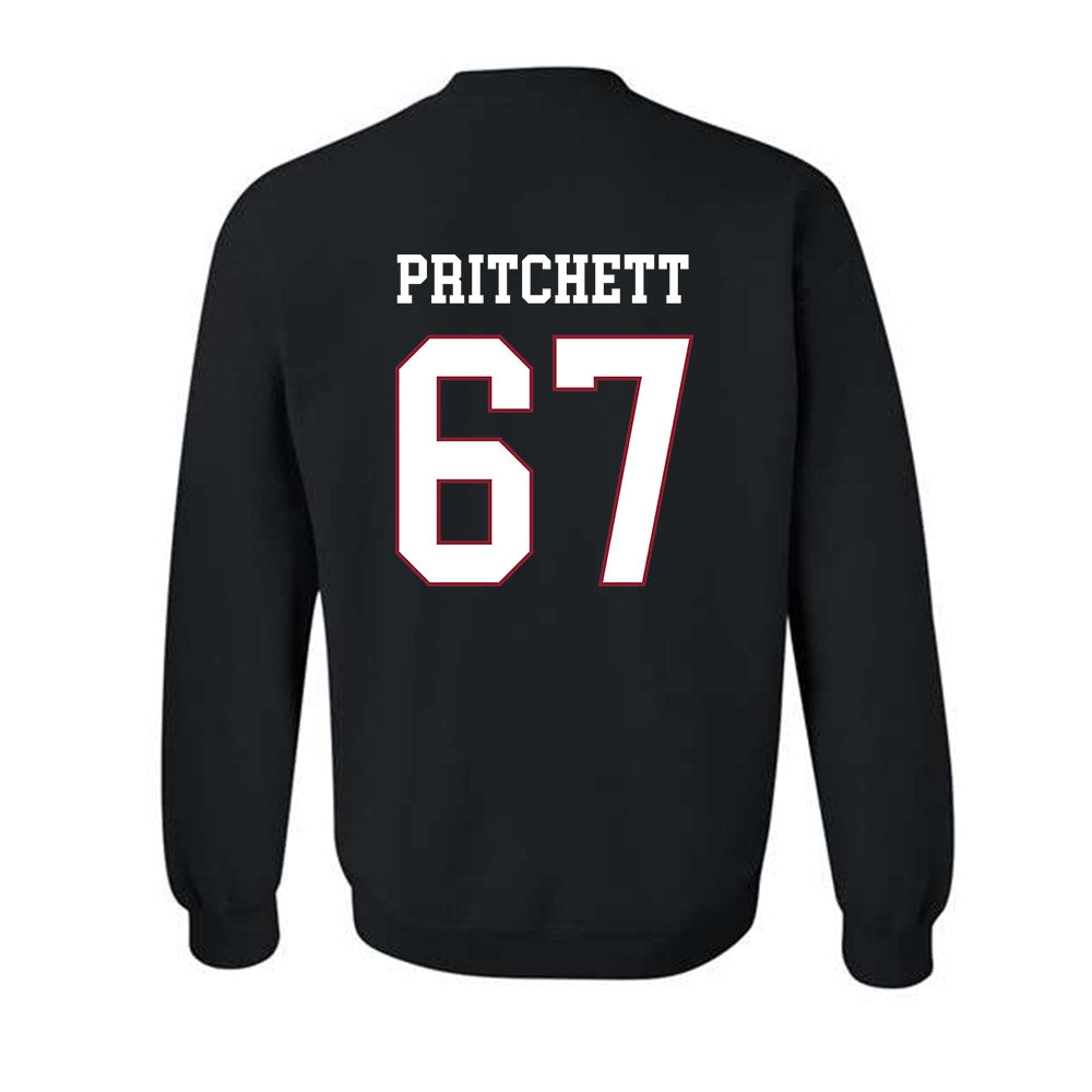 Troy - NCAA Football : Trinton Pritchett - Classic Shersey Crewneck Sweatshirt-1