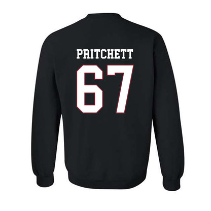 Troy - NCAA Football : Trinton Pritchett - Classic Shersey Crewneck Sweatshirt-1