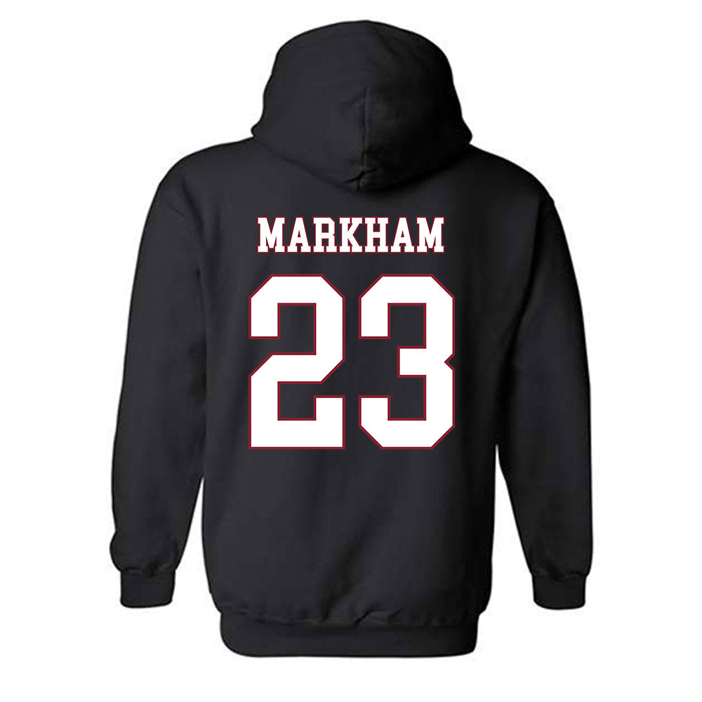 Troy - NCAA Baseball : Houston Markham - Classic Shersey Hooded Sweatshirt-1