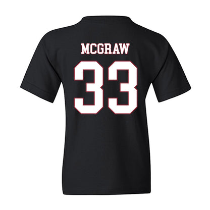 Troy - NCAA Baseball : Ty McGraw - Classic Shersey Youth T-Shirt-1