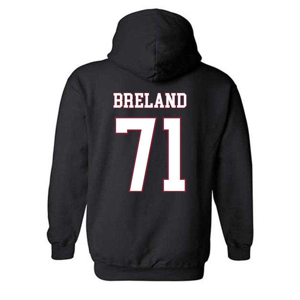 Troy - NCAA Football : Antwone Breland - Classic Shersey Hooded Sweatshirt-1