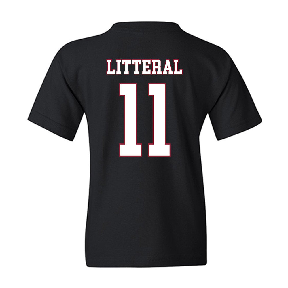 Troy - NCAA Baseball : Lucas Litteral - Classic Shersey Youth T-Shirt-1