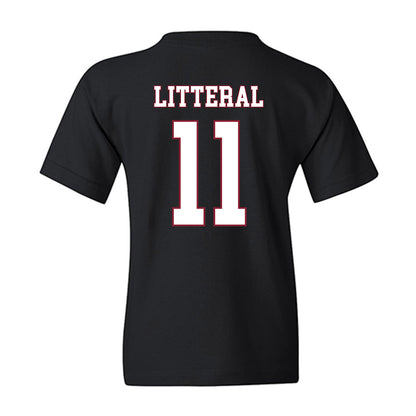 Troy - NCAA Baseball : Lucas Litteral - Classic Shersey Youth T-Shirt-1