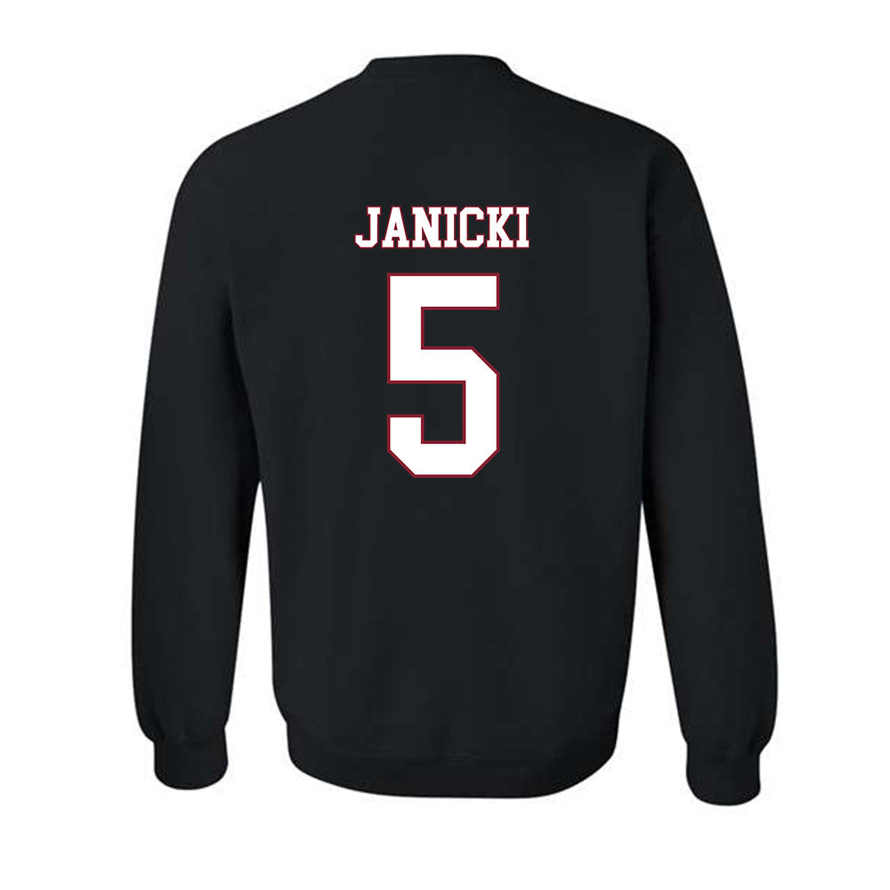 Troy - NCAA Baseball : James Janicki - Classic Shersey Crewneck Sweatshirt-1