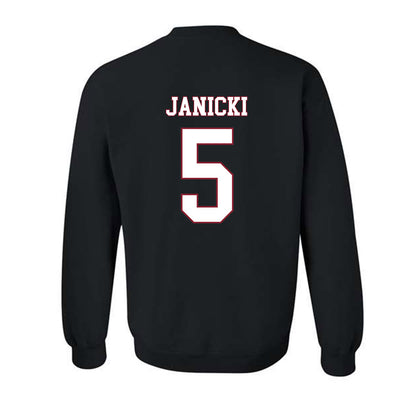 Troy - NCAA Baseball : James Janicki - Classic Shersey Crewneck Sweatshirt-1