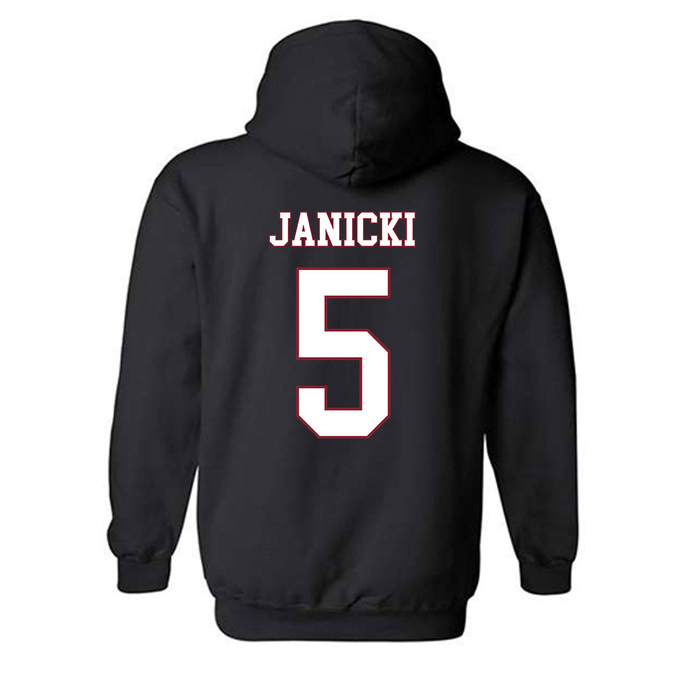 Troy - NCAA Baseball : James Janicki - Classic Shersey Hooded Sweatshirt-1