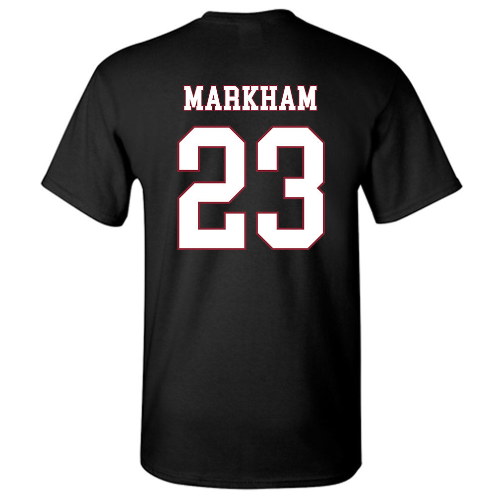 Troy - NCAA Baseball : Houston Markham - Classic Shersey T-Shirt-1