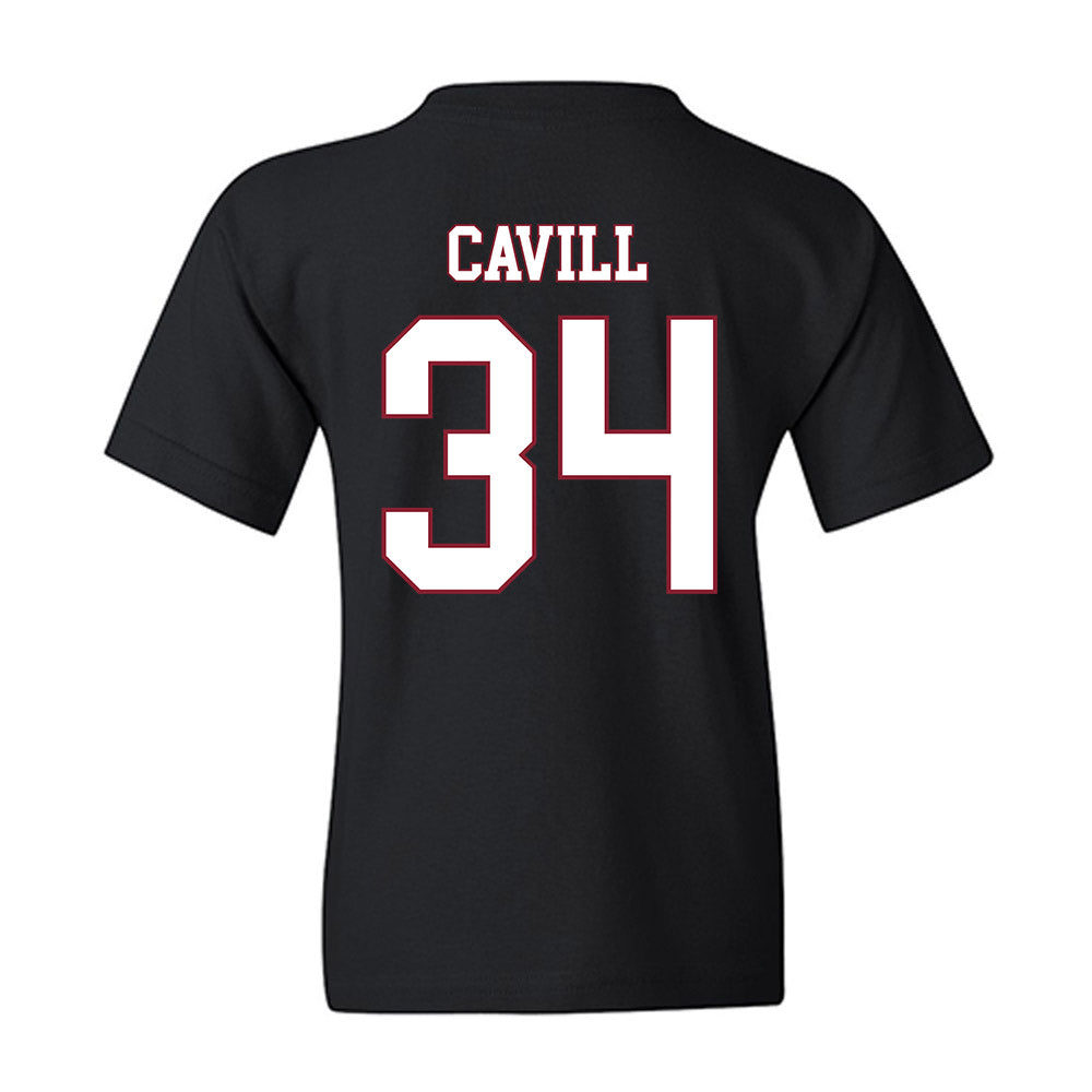 Troy - NCAA Baseball : Blake Cavill - Classic Shersey Youth T-Shirt-1
