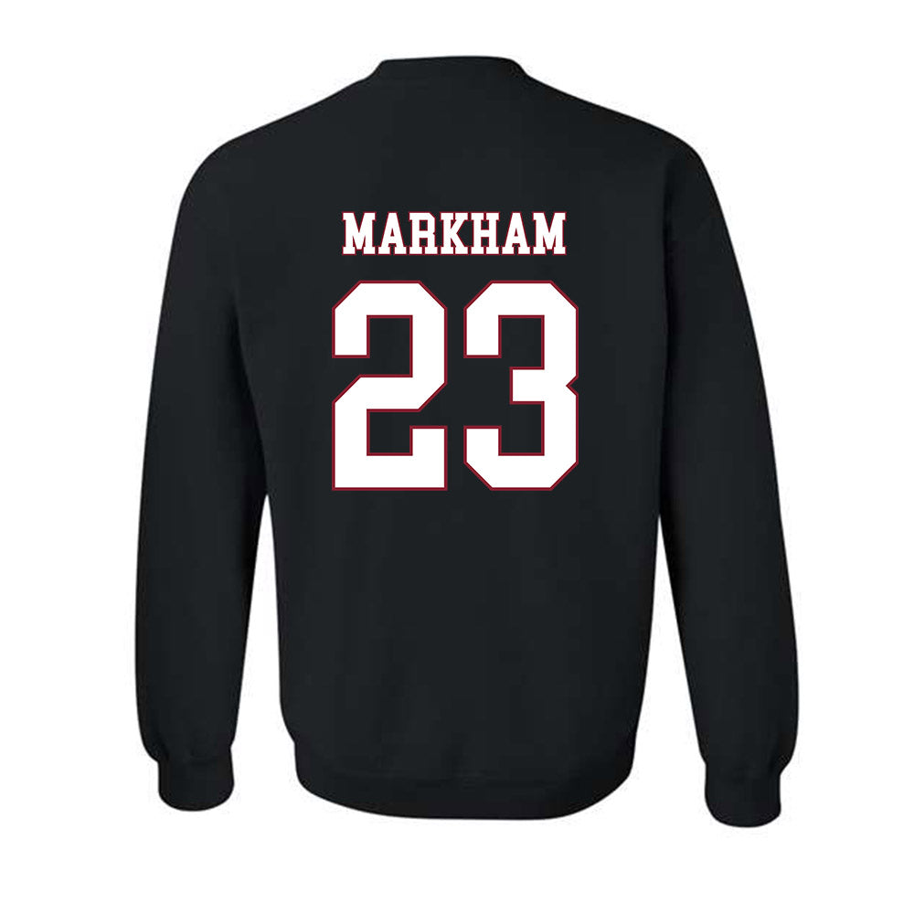 Troy - NCAA Baseball : Houston Markham - Classic Shersey Crewneck Sweatshirt-1