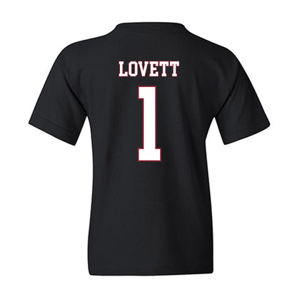 Troy - NCAA Football : Jordan Lovett - Classic Shersey Youth T-Shirt-1