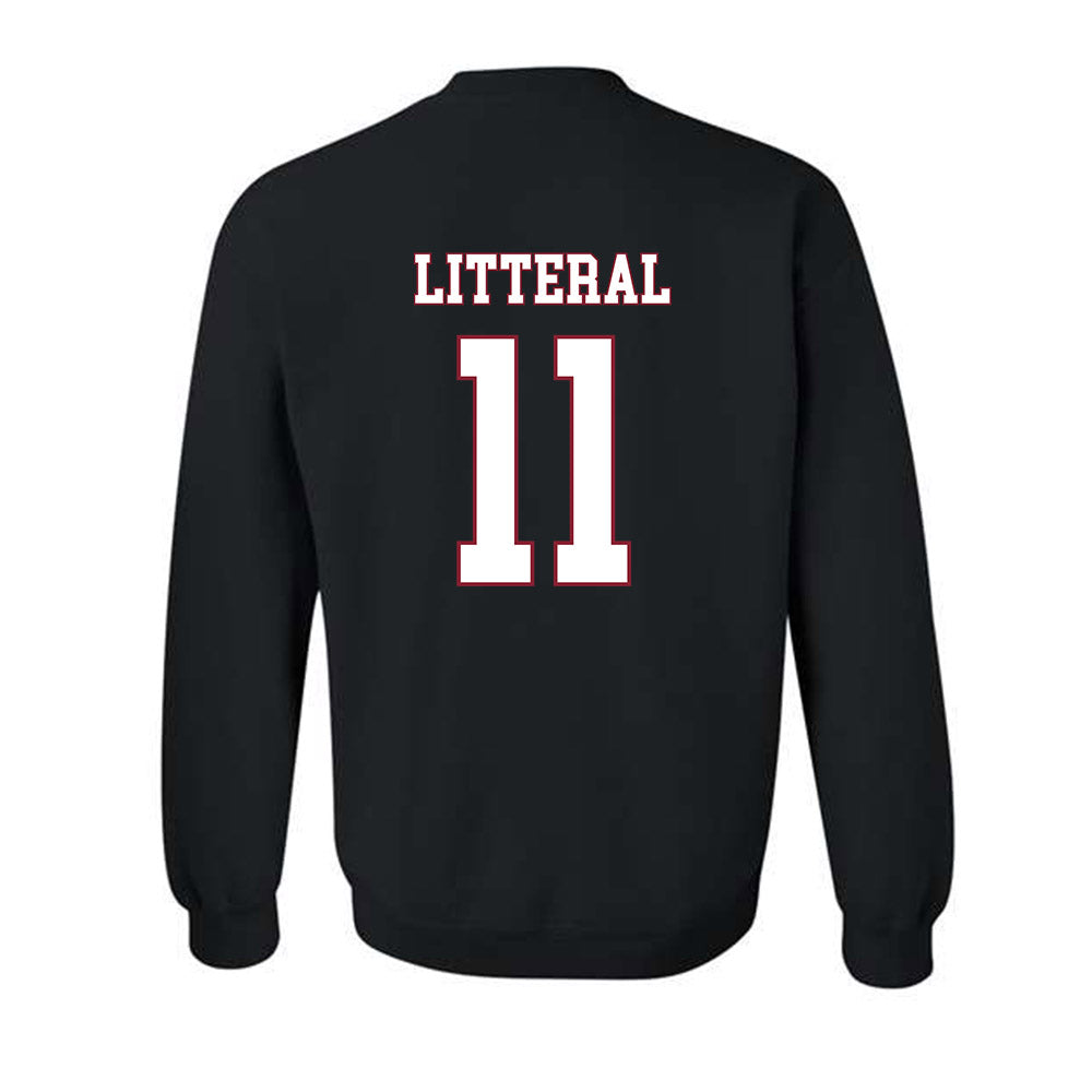Troy - NCAA Baseball : Lucas Litteral - Classic Shersey Crewneck Sweatshirt-1