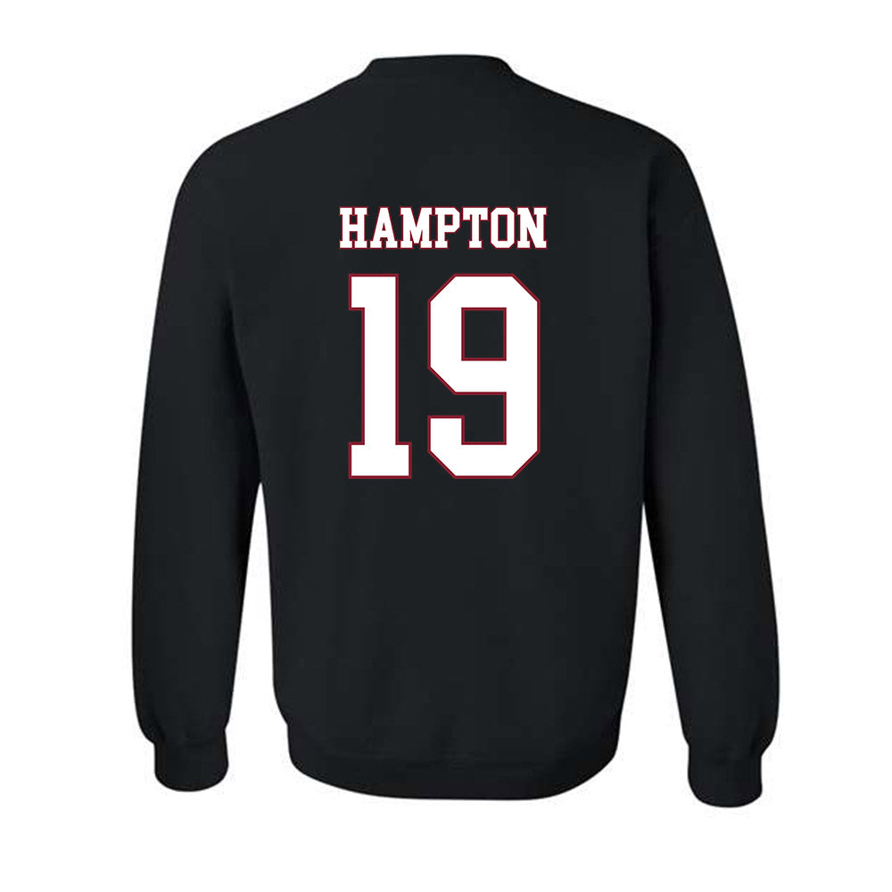 Troy - NCAA Football : Nick Hampton - Classic Shersey Crewneck Sweatshirt-1