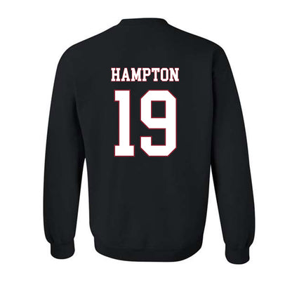 Troy - NCAA Football : Nick Hampton - Classic Shersey Crewneck Sweatshirt-1