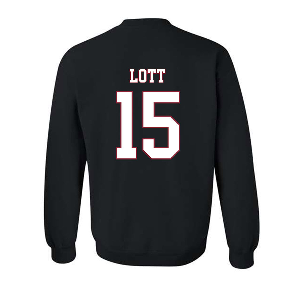 Troy - NCAA Football : TJ Lott - Classic Shersey Crewneck Sweatshirt-1
