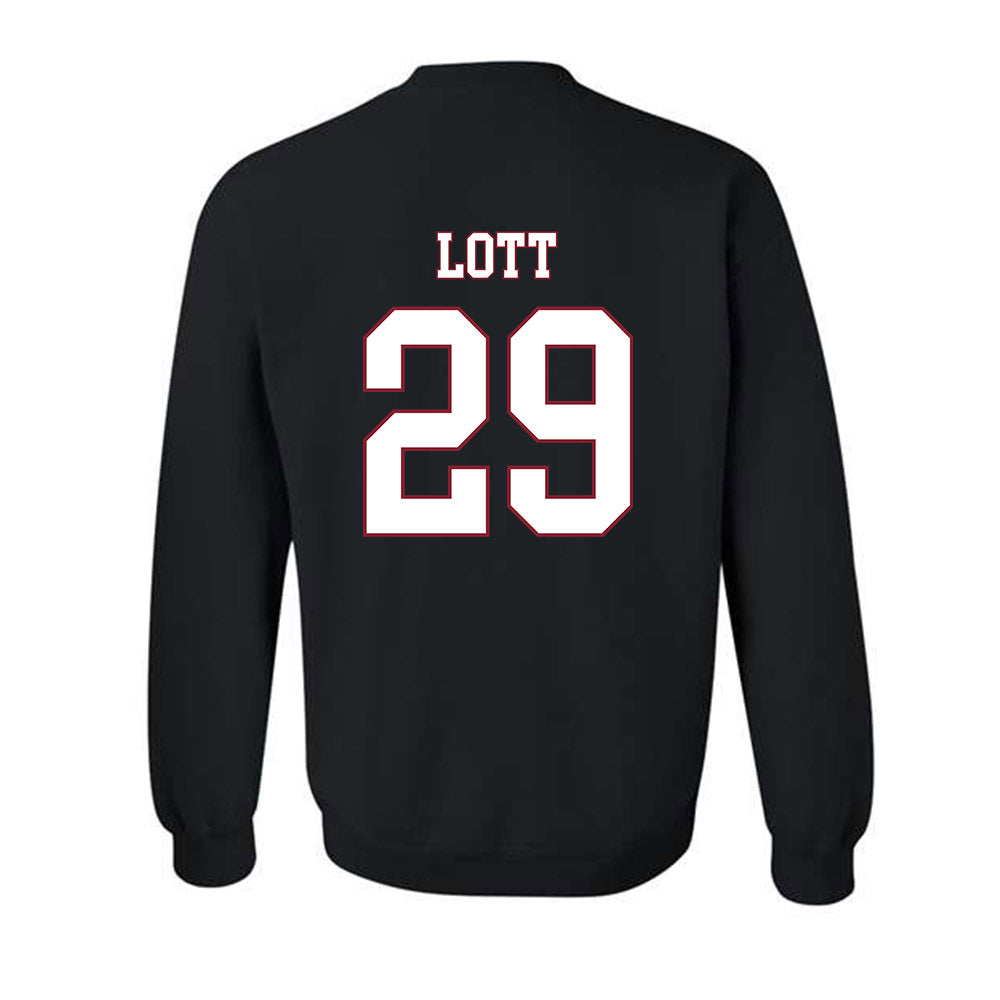 Troy - NCAA Football : Joe Lott - Classic Shersey Crewneck Sweatshirt-1