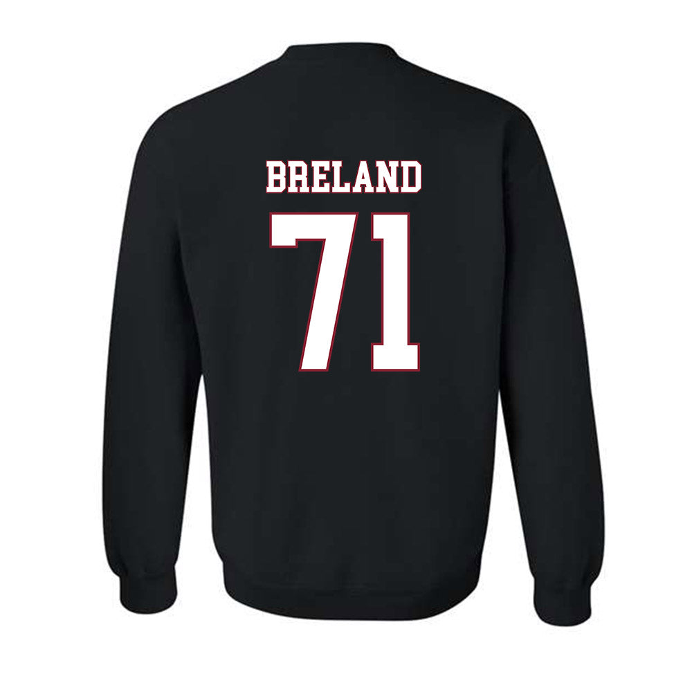 Troy - NCAA Football : Antwone Breland - Classic Shersey Crewneck Sweatshirt-1