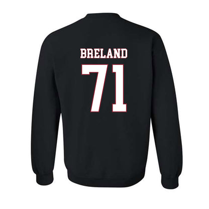 Troy - NCAA Football : Antwone Breland - Classic Shersey Crewneck Sweatshirt-1