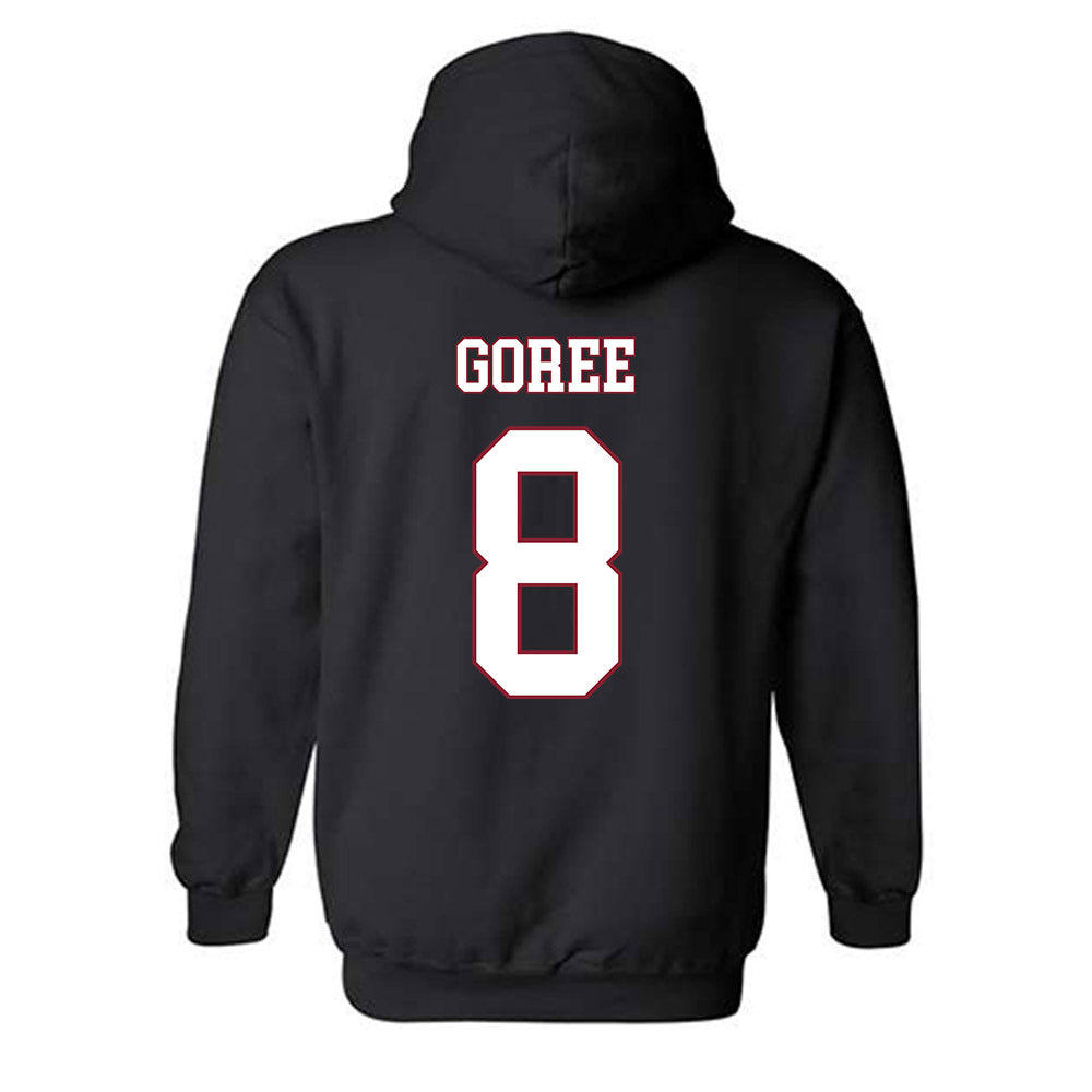 Troy - NCAA Football : Marcus Goree - Classic Shersey Hooded Sweatshirt-1