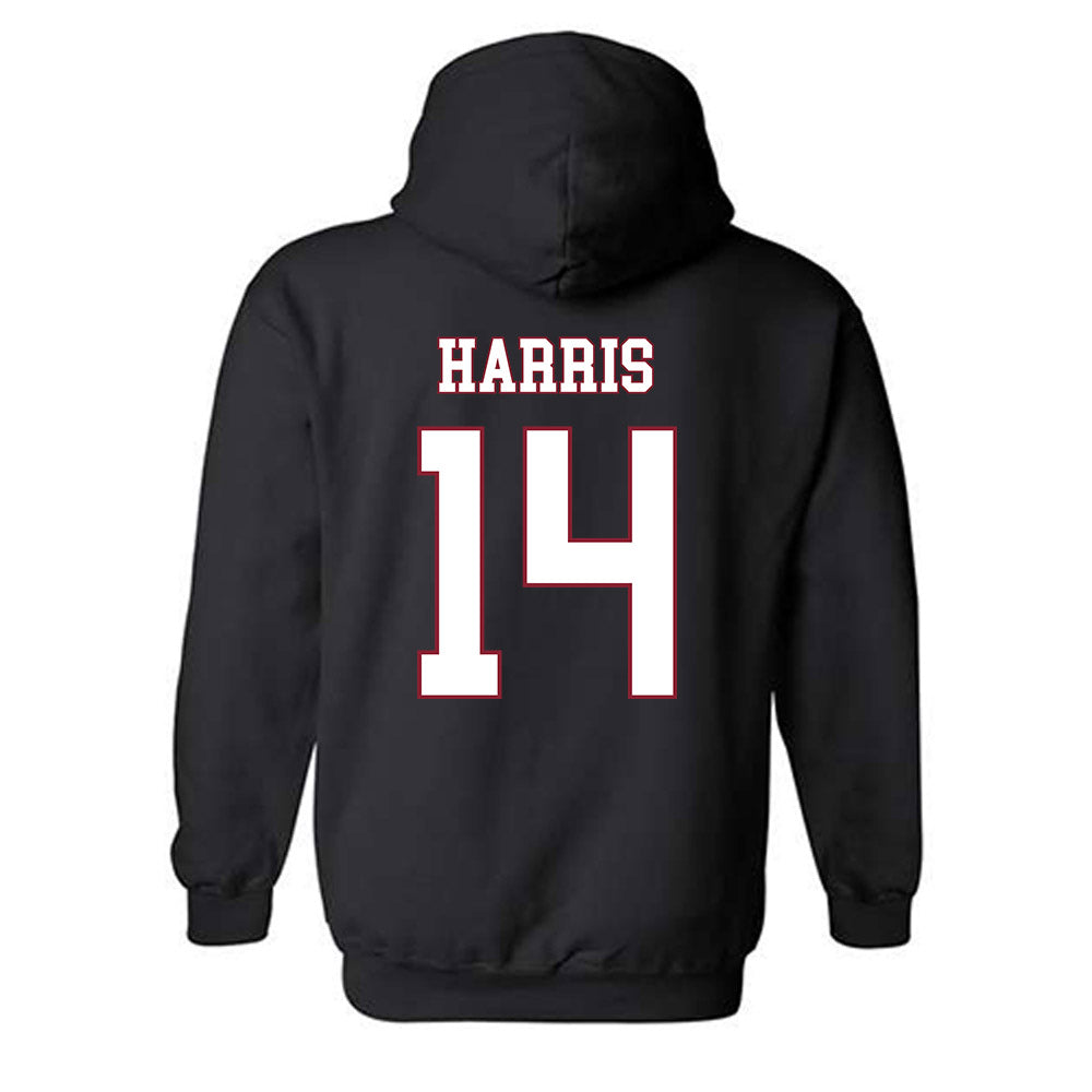 Troy - NCAA Football : Marquis Harris - Classic Shersey Hooded Sweatshirt-1