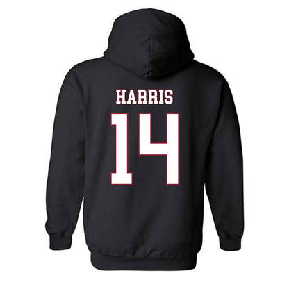 Troy - NCAA Football : Marquis Harris - Classic Shersey Hooded Sweatshirt-1